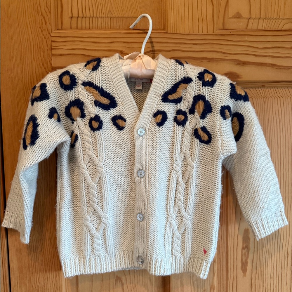 Pink Chicken Soft and Warm Size 5 Girls Cardigan